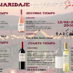 Cena Maridaje “La Velada de San Valentín”